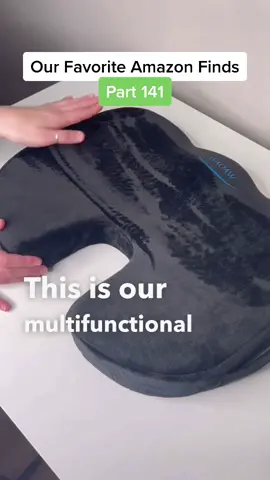 Working from home just got comfier 🥰 #ad #seatcushion #memoryfoam #comfyseats #workfromhome #ourfavoritefinds