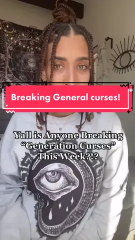 How are you Breaking Generational Curses?!? #breakinggenerationalcurses #tarotreader #breakingpovertycurses #freedom #liberation
