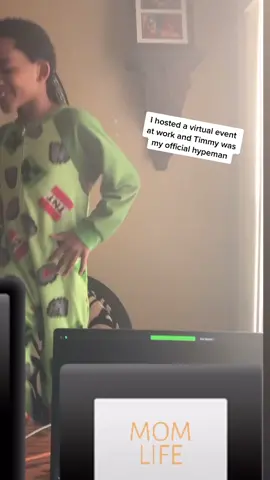 Timmy is a whole vibe 😂 #workfromhome #boymom #fyp