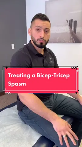 Treating a Bicep- Tricep spam with Dr. Viz. #physicaltherapy #bicep #tricep #spasm #fyp