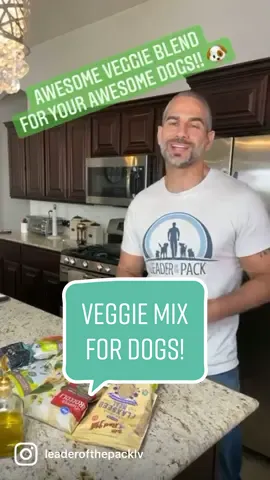 Check out this delicious veggie blend that I feed my dogs. My #dogs are #rawfed but this blend is great to add to #kibble as well! #rawfeddogs #dogtok