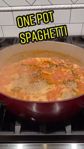One Pot Spaghetti, Easy Meal in about 30 minutes. #EasyRecipe #onepotmeals #spaghetti #fyp #foryou #thankyou