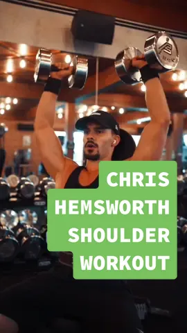Your shoulders will be on fire 🔥💪🏼#shoulderworkout #chrishemsworth #shouldersworkout #shoulderday #deltsworkout @gymshark