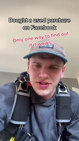 Time to test out this parachute 🪂 let’s have a day