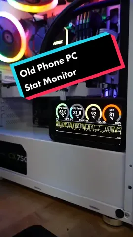 Use your old phone as a PC system monitor! #pcmonitor #phonehacks #pcgaming #pcbuilds #pcmr #pcmasterrace #gaming #GamingTips #pcsetups