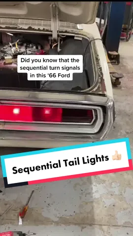 🤯😁 #66ford #66thunderbird #sequentialtaillights #teamwitt