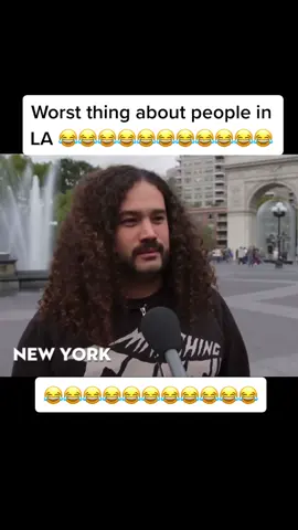 Worstthing about people in #LA? 😂😂😂😂😂 #Losangles #NYpeople #LApeople #publictalk #thesquad #americans #america #funtalk
