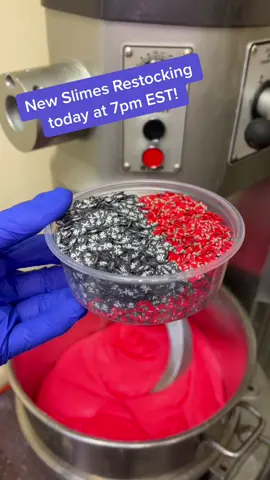 Restocking tons of new slimes and our best sellers today at 7pm EST! Set your alarms🚨 #fyp #restock #slime #satisfying