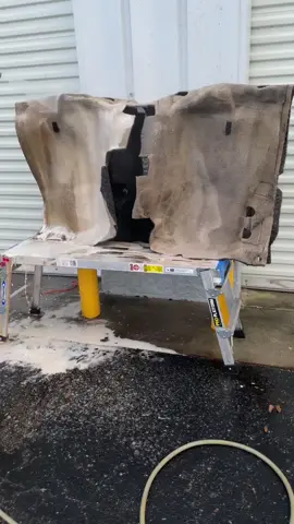Satisfying carpet extraction! #maddetailing #satisfying #nasty #detailing #cleaning