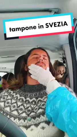 il tampone in Svezia ce l’hanno fatto così, e dura circa un minuto 🥶