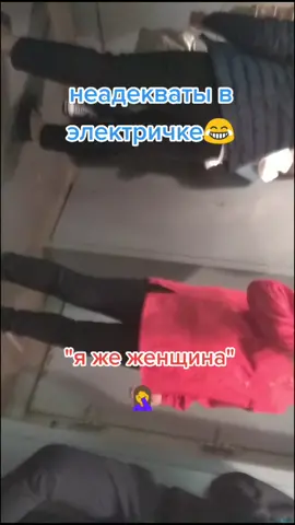 #скандал #электричка #баба #неадекватная #женщина #рек