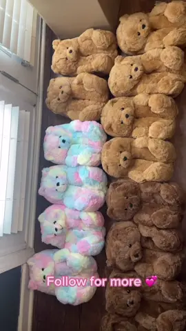 Which one you grabbin #VideoSnapChallenge #fyp #teddybearslippers #bearslippers #foryou