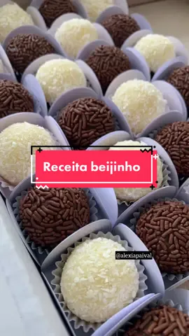 vcs preferem brigadeiro ou beijinho? eu amo os dois 😩🥰 #receita #viral #confeitaria #foryou #fyp #beijinho #brigadeiro