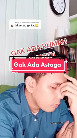 Reply to @endahadza gak ada 😭😭😭#foryou #biasalah #foryoupage #rumahsubsidi #belirumah