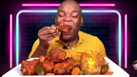 Garlic Buffalo Wings #mukbang #wings #chickenwings #VideoSnapChallenge #McDonaldsCCSing