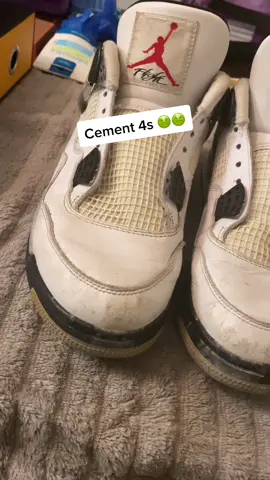 These Cement 4s needed WORK 🤢🤢 #foryou #fypシ #airjordan #sneakerhead #shoeaddict #texas #foryoupage