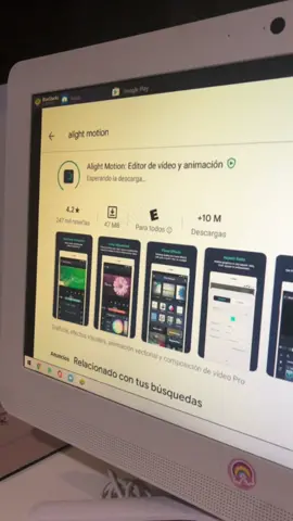 ESTOY DESCARGANDO ALIGHT MOTION EN PC ASÍ DDIITSR AHÍ JSSJSJSJAJAJJA SE ESTÁ DESCARGANDO!!
