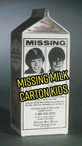 The sad stories about ‘Milk Carton Kids’ ... #fyp #story