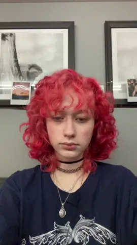redyed my hair and got my two tiny baby teeth covered with fake teeth 😤😫😎👍
