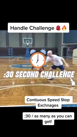 Handle challenge! How many can you get?! 🔥🎒#basketball #basketballtraining #foryoupage #foryou