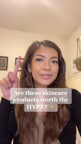 Are these popular skincare products worth the hype? 👀 #skincarereview #skincaretips #skincarehacks #skintok #skincarehype