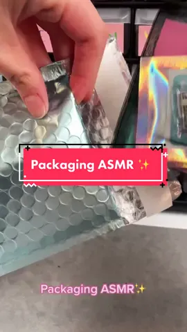 #packagingasmr ? 🤔😍 #packingorders #asmr #sounds #satisfyingsounds #satisfying #relaxing #packagingorders #fyp #fypsounds #crunchsounds #fypasmr