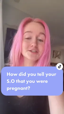 I’m super curious! How did you tell your S.O that you were pregnant?? Stitch, duet, or comment! 💗 #mom #mommy #MomsofTikTok #momtiktok