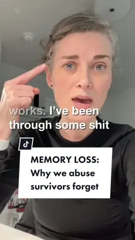 MEMORY LOSS: Why we abuse survivors forget. #fy #fyp #foryou #foryoupage #trauma #abuse #MentalHealth #memoryloss #anxiety #mentalhealthmatters #heal
