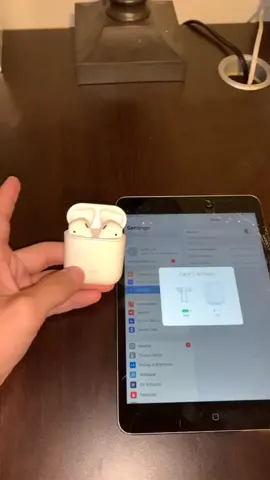 New AirPods hack! #foryou #fyp #airpods #trick insta - imzacklilly