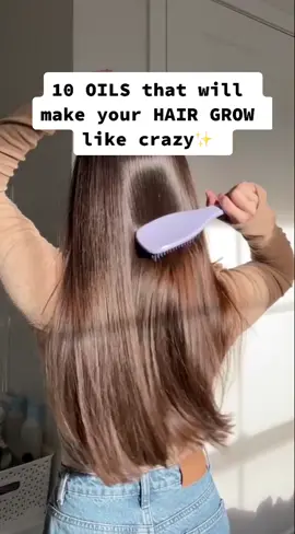Oils for hair growth! #hairgrowth #longhair #longhairdontcare #hairtok #hairtiktok #hairhacks #fyp
