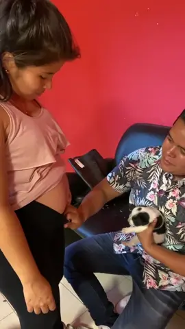 Mi hijo aun no nace y ya le enseño a respetar a los animales