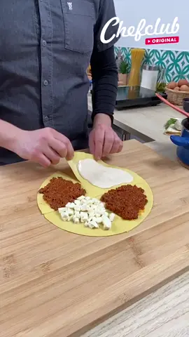 Lasagna trabocchetto! Il modo originale e divertente di servire un grande classico! 😍🍕🍝#eatchefclub #food #ricette #perte #ricettefacili