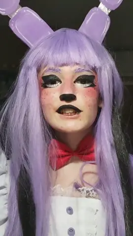 why do videos with this sound always go viral oml the face expressions tho #cosplay #FNAF #bonnie #fyp