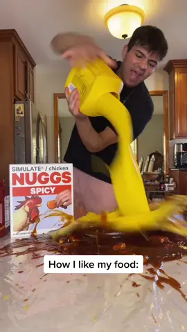 I love a ton of sauce on my food 😍 wbu? #foryoupage #nuggs