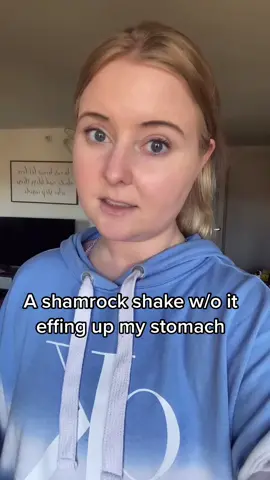 Why can’t my stomach & dairy just be friends? #fyp #shamrockshake #mcdonalds #lactoseintolerantqueen #lactose #dairyfree #dairyfreequeen