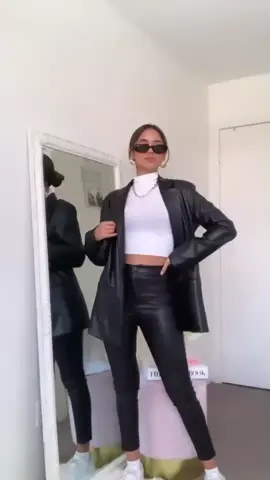 Six outfits in one video🔥 styled by: @styleofsorts #fyp #aboutalook #leatherjacket #outfitinspo #styleinspo #stylediary #OOTD #fashionbloggersto
