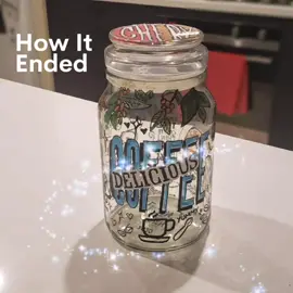 How it started and How it Ended #CapCut #upcycling #coffeelover #moccona #australia #lettering #handmade #tiktokaustralia #artist