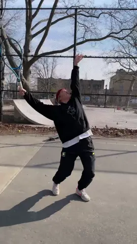 @serena your turn 🤪  #ace #fyp #up #tennis #dance #10srox #brooklyn (dc: @theemyanlcole)