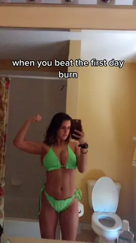 sun works hard but my sunscreen works harder🤝