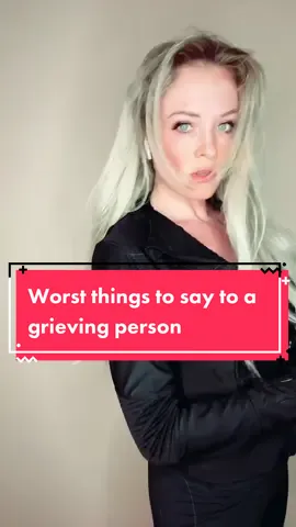 What not to say to a grieving person 😭#mentalheath #grief #griefandloss #juststay