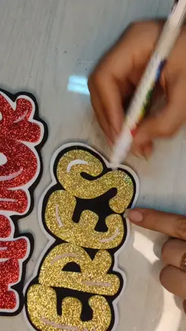 pin o Topper amor 🥰#letrasbonitas #gomaeva #hechoamano