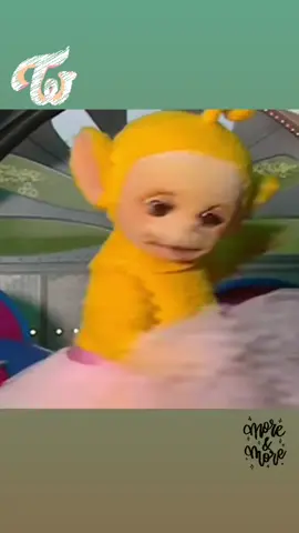 Teletubbie bailando More and More de Twice #twice #twicemoreandmore #kpop #koreanmusic #teletubbies #caricaturas #cartoons #memes #dance #kawaii