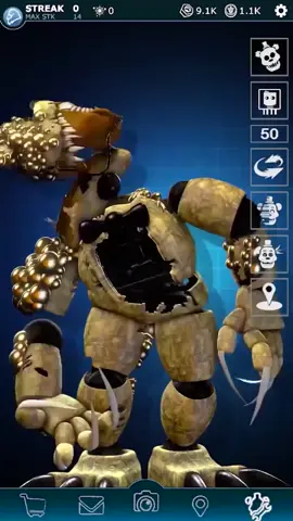 FNAF AR Special Delivery - Twisted Golden Freddy Animatronic Workshop Animations