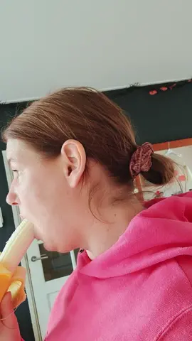Just eating a banana 😉#fyp #crazymom #over40 #banana