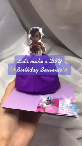 Its my baby cousin's first Birthday 🥰🎉🎉🎉 #DIY #souvenir #firstbirthdayparty #fyp