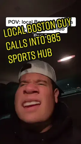 Long time listener, first time caller😂😂 #bostontiktok #boston #masshole #massachusetts #985thesportshub #newengland #bostonmemes