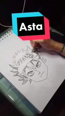 Asta! #fyp #fypシ #foryoupage #foryou #xyzbca #art #artist #sketch #drawing #pen #request #anime #weeb #asta #tiktokartists #viral #trending #pinoy
