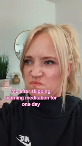 Seriously though, meditation and prayer are now on my “mandatory to do” list. #meditationiskey #morningroutine2021 #morningmeditation #trendingsounds
