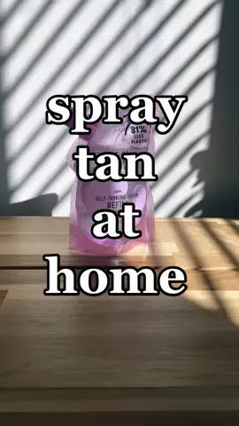 Spray Tan at Home ☀️ #HairFoodChallenge #AirPodsJUMP #isleofparadise #spraytan #spraytanathome #summeressentials #summerready #LifeHack