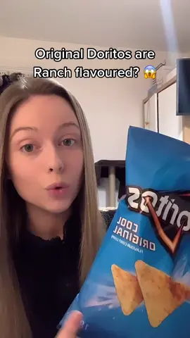 Reply to @alexis_panda5 Original Doritos are ranch flavoured?! 😱🤯 #american#british#ranch#fyp#foryou#foryoupage#viral#trending